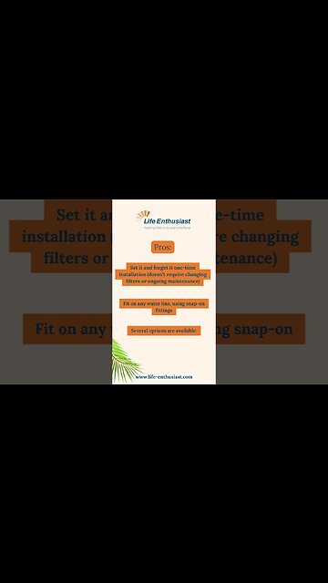 Here are the pros and cons of the Vortex Water Revitalizer