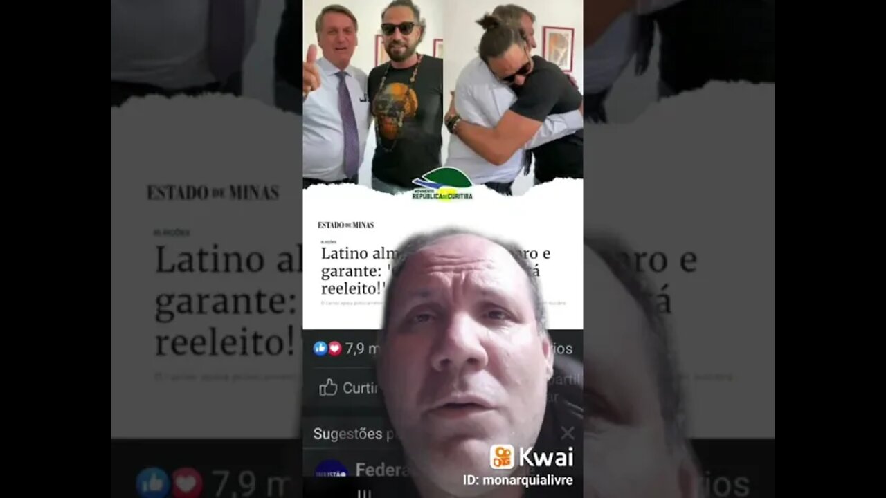 Cantor Latino almoça com Bolsonaro: Capitão, você já está eleito