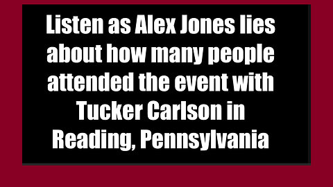 Why Tell Lie After Lie After Lie, Alex?