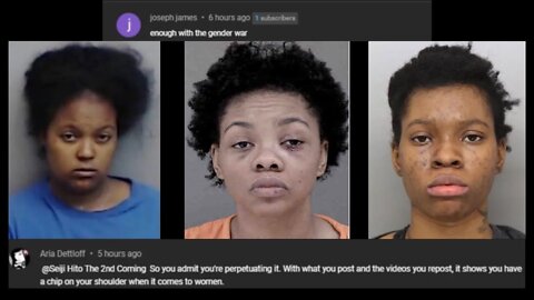 |NEWS| So When I Show Blk Women Doing Crimes "It's A Gender War"🤔....Really!?
