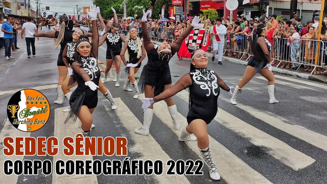 CORPO COREOGRÁFICO 2022 - BM. SEDEC SÊNIOR 2022 NO DESFILE CÍVICO 2022 - BAIRRO DE MANGABEIRA 2022