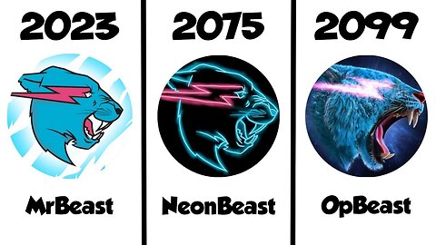 MrBeast Logo Evolution ! (2012- 2100)