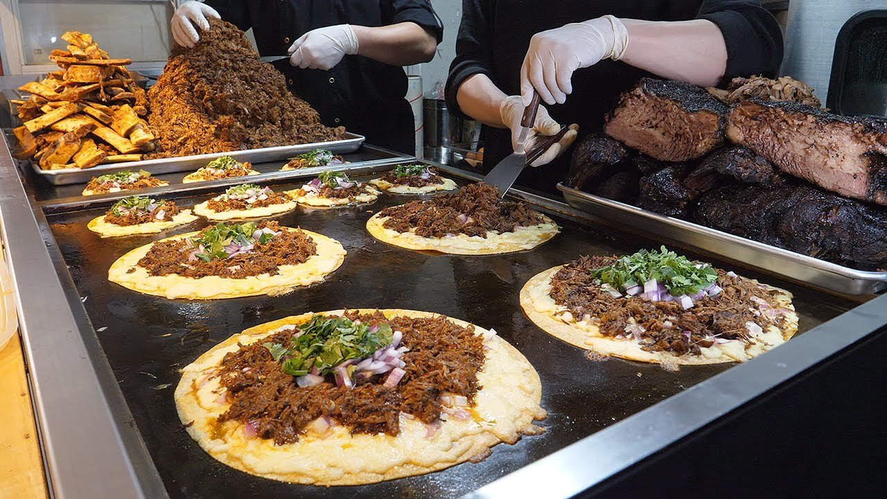 American style Birria Taco! smoke barbecue - korean barbecue shop - Muhammad Qais Mahaar