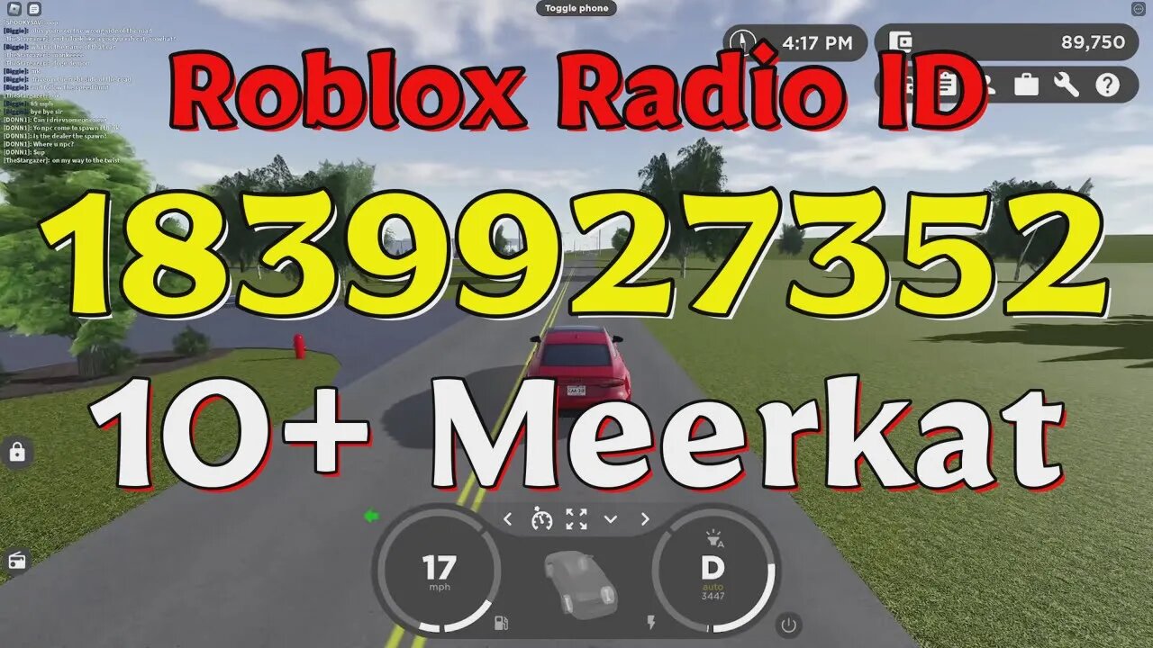 Meerkat Roblox Radio Codes/IDs