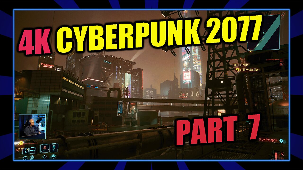 4K Cyberpunk 2077 Part 7, X Box Series X Gameplay, 2022