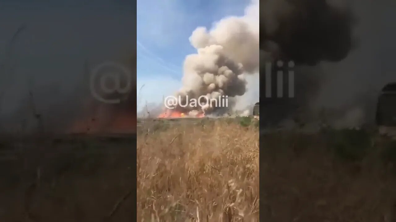 🇺🇦GraphicWar18+🔥American HIMARS 2 Big Explosion Ruski-Terrorist - Ukraine Armed Force(ZSU) #shorts