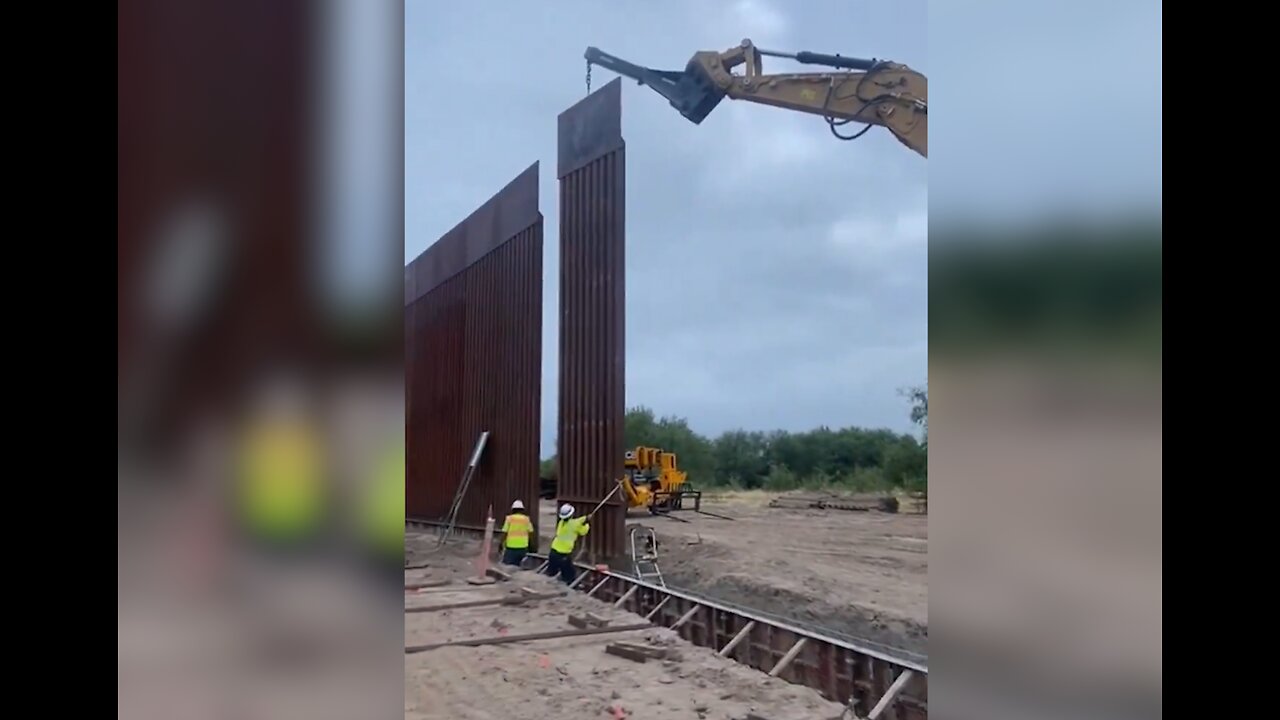 Texas Governor Builds Southern Border Wall, As Biden-Harris Try To Take Credit