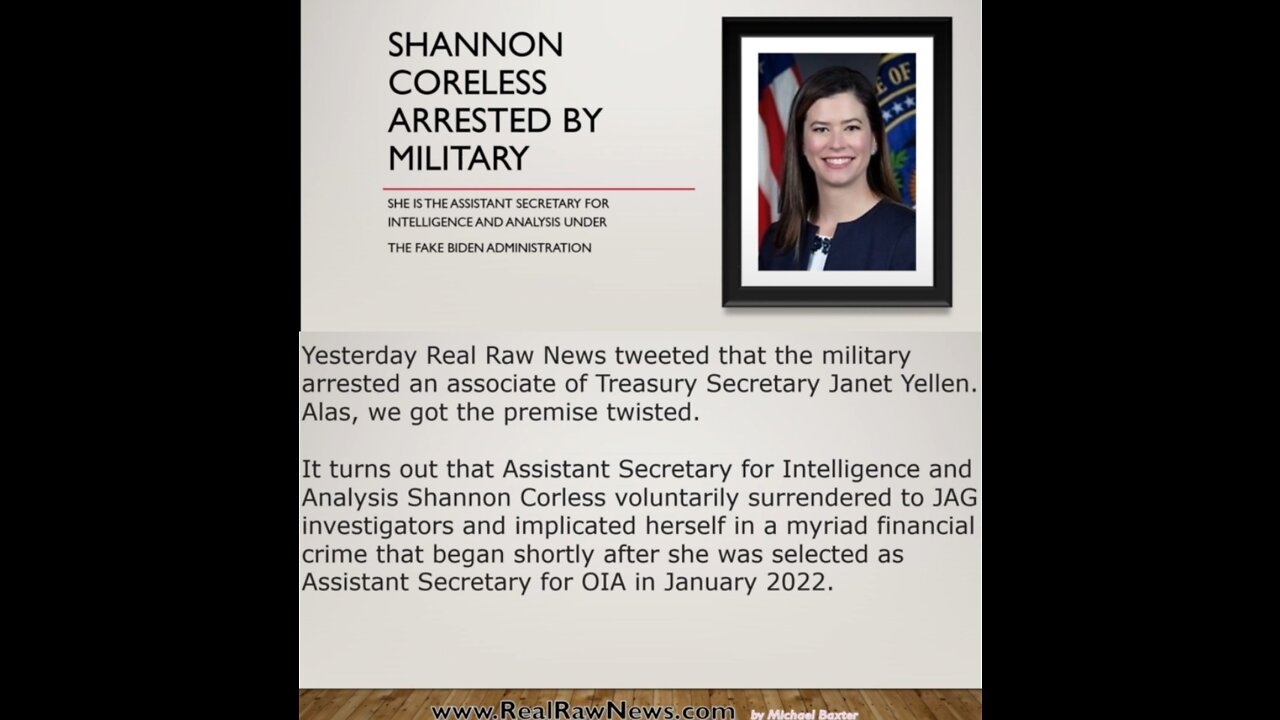 — B💥Q💥Q💥M — U.S. MILITARY ARRESTS SHANNON CORLESS —