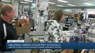 Henryetta Public Schools receives funding from music festival