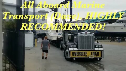 Trucking a 40 foot Sea Ray (45.6 LOA) from NJ to Fort Myers, Florida