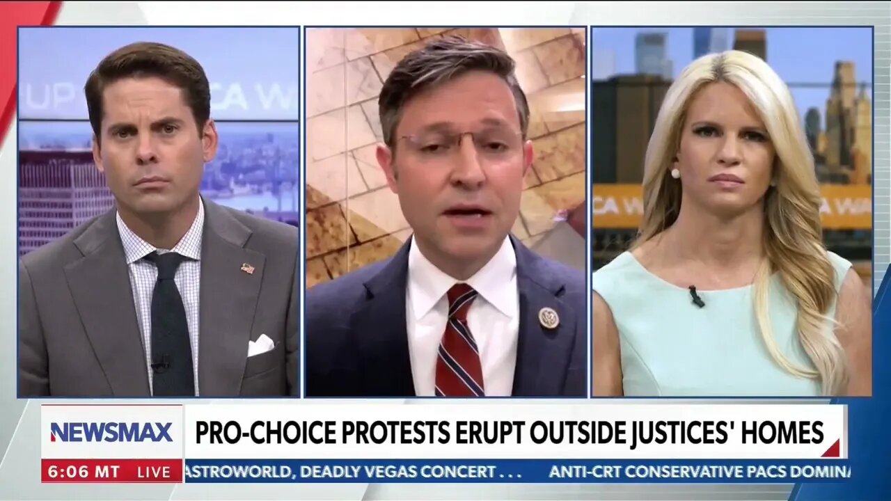 Congressman Johnson joins Newsmax to discuss the SCOTUS leak.