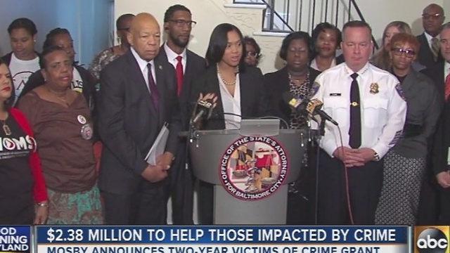 $2.38M to help those impacted by crime in Baltimore