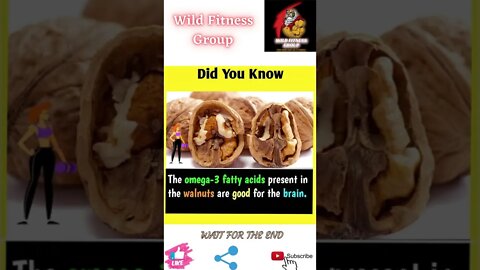 🔥Benefits of walnuts🔥#shorts🔥#wildfitnessgroup🔥15 May 2022🔥