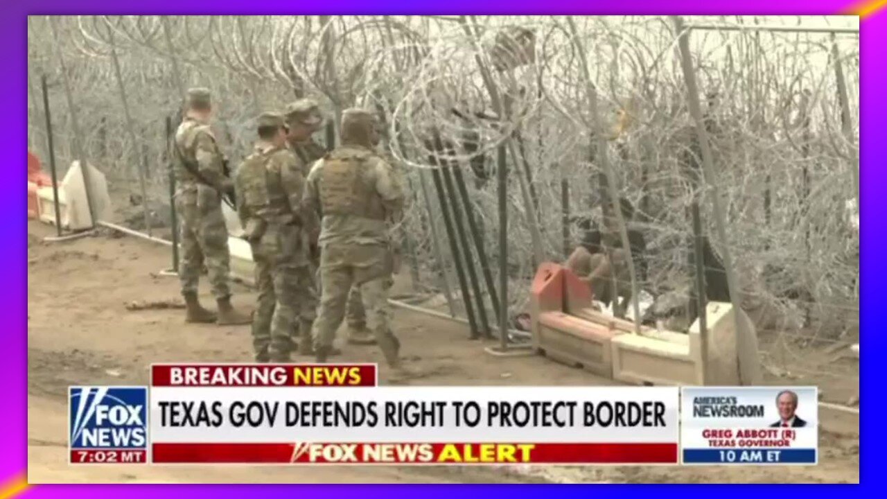 JOE BIDEN IS GIVEN THE STATE OF TEXAS UNTIL TOMORROW FOR FEDS TO REMOVE RAZOR WIRE