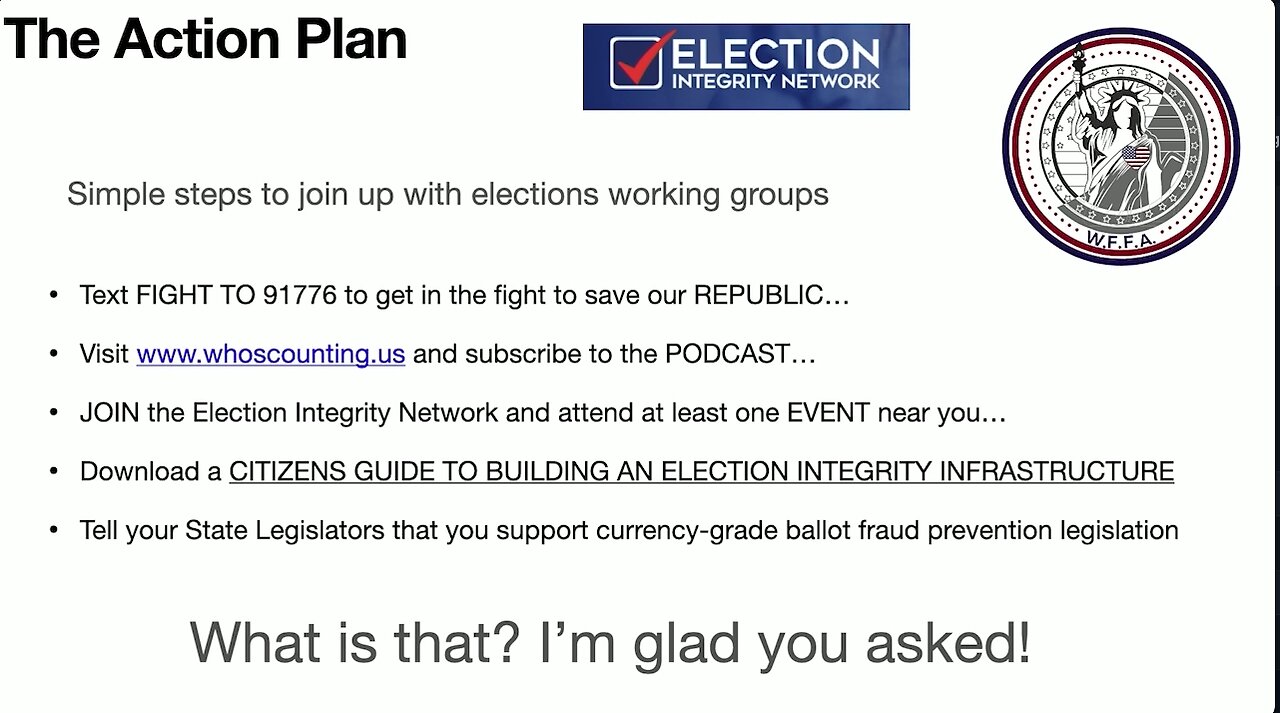 Mark Finchem | "Voting Should Be Done In Private, But Counting Should Never Be Done In Private"