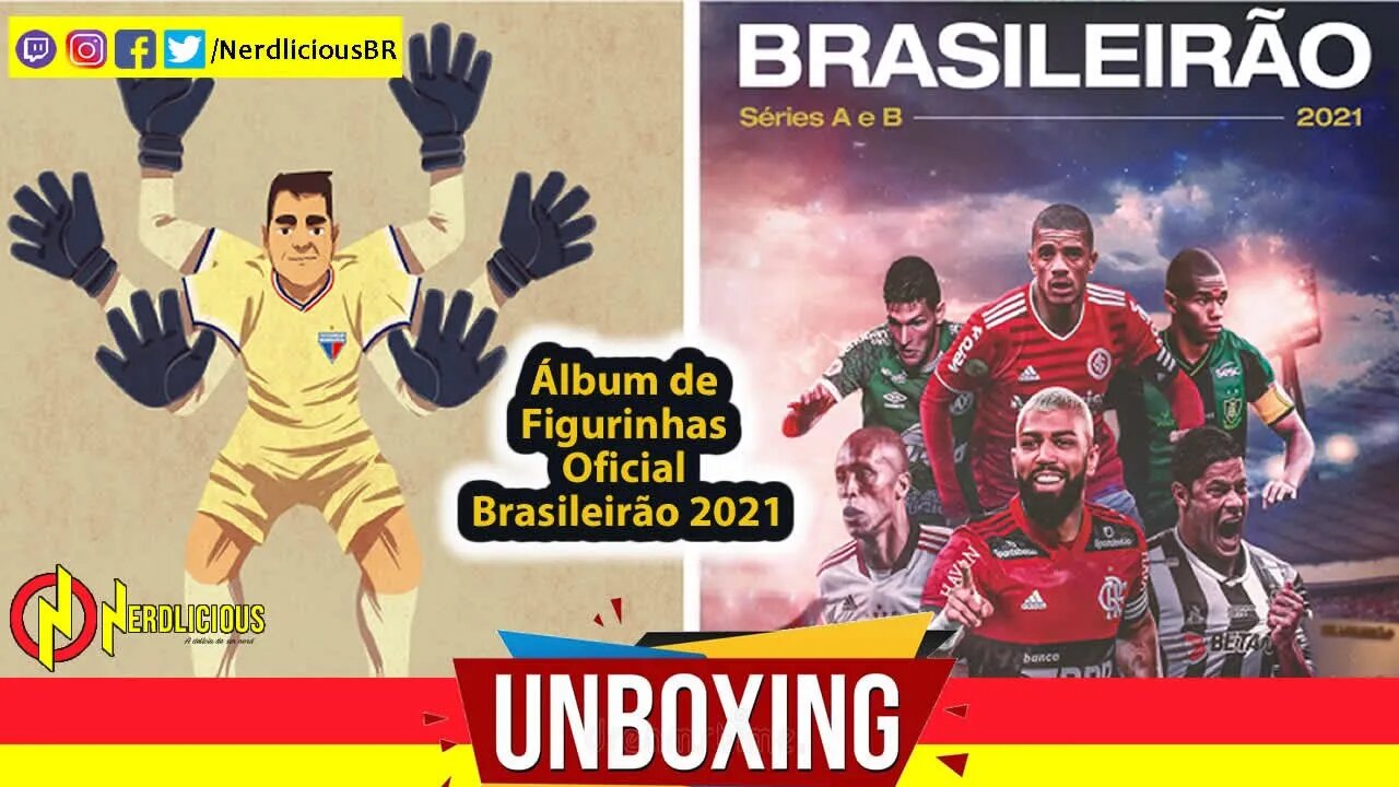 🎁 UNBOXING! Ganhamos o novo ÁLBUM DE FIGURINHAS OFICIAL BRASILEIRÃO 2021 da EDITORA PANINI !