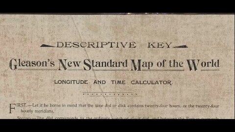 Descriptive Key 🗝️ Gleason´s New Standard Map of the World 🇺🇳