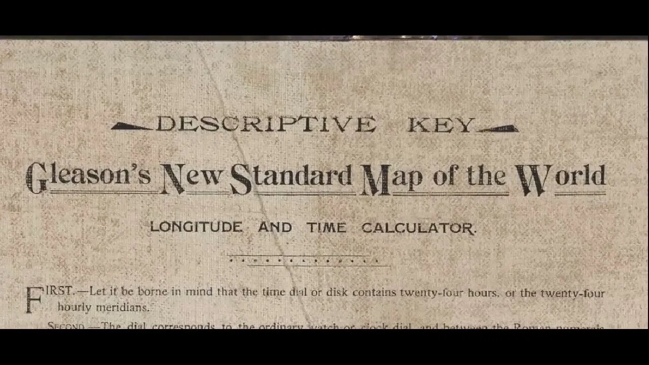 Descriptive Key 🗝️ Gleason´s New Standard Map of the World 🇺🇳