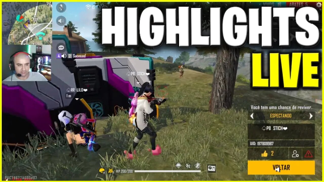 FREE FIRE HIGHLIGHTS - MELHORES MOMENTOS SÓ CAPA