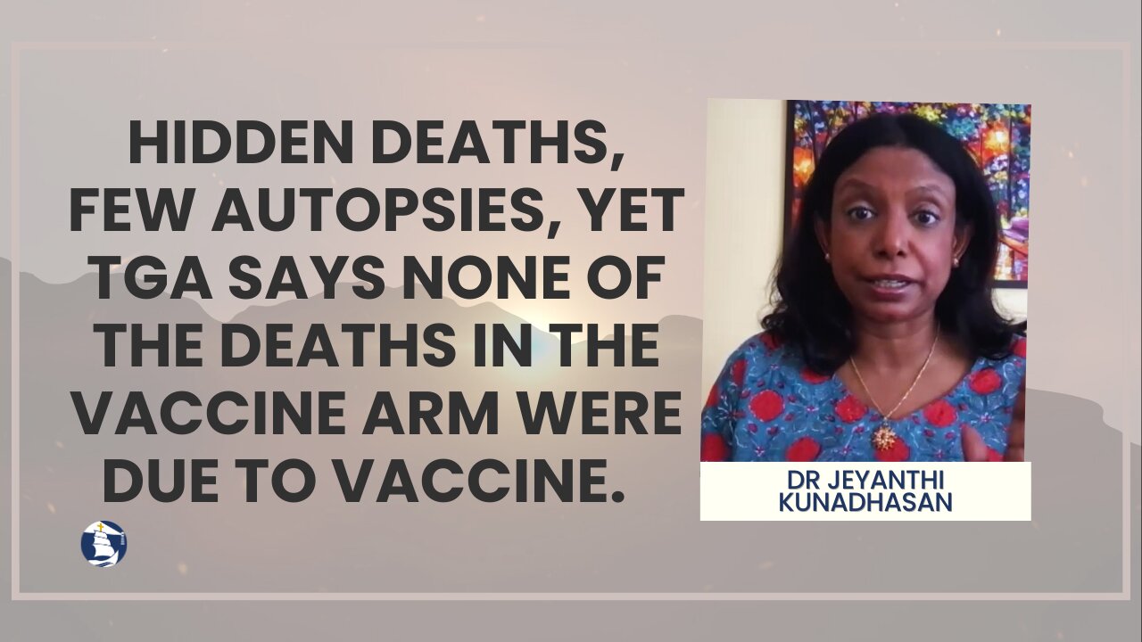 Hidden deaths, few autopsies, yet TGA says none of the deaths in the vaccine arm were due to vaccine