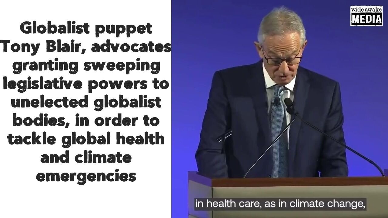 Globalist puppet, advocates granting sweeping legislative powers to unelected globalist bodies