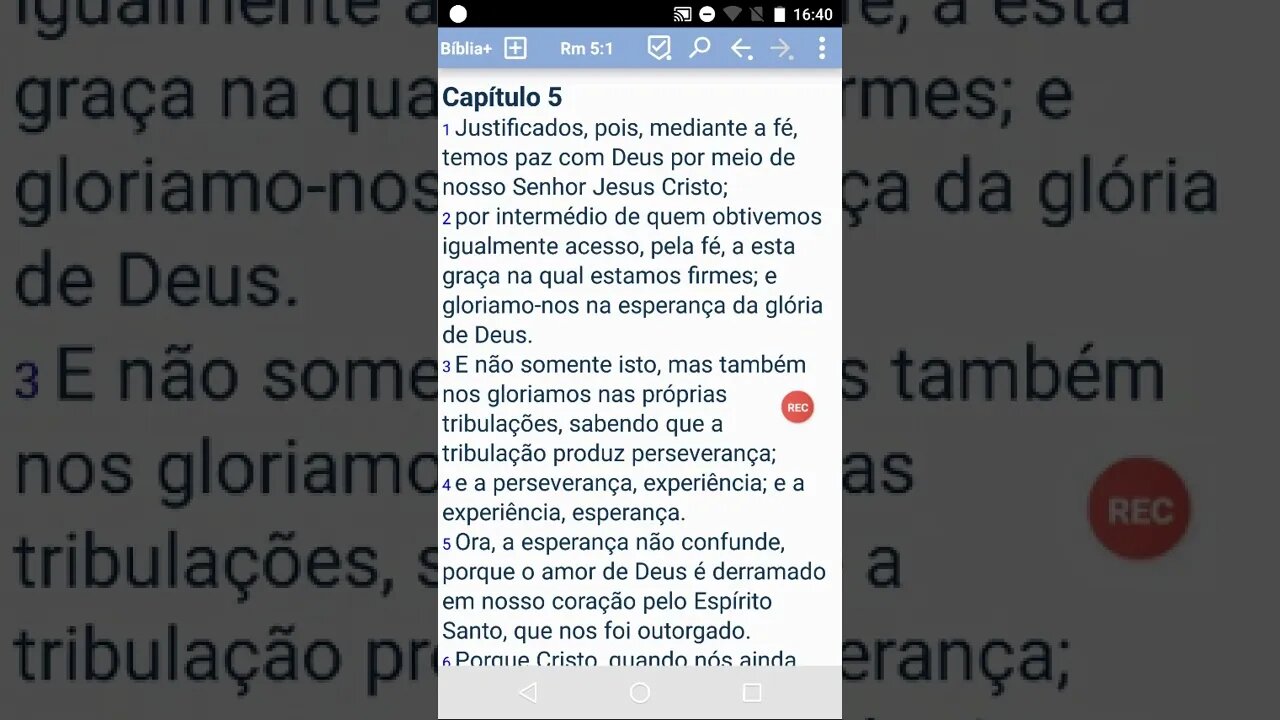 Palavra do Dia Abençoada 05/05 - Justificados pela Fé e Esperança em Deus