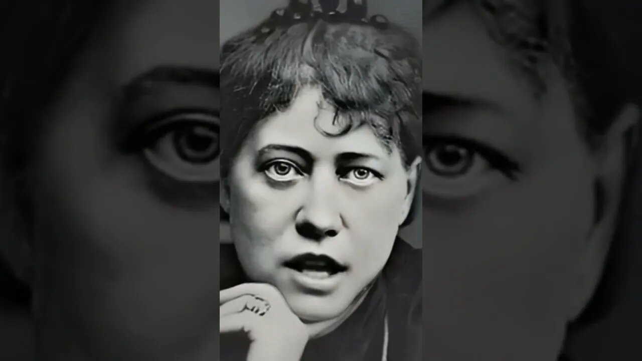 Madame Blavatsky Explains Spiritualism in Under 60 Seconds