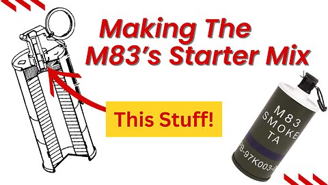 Making and Testing the US Military's M-83 Starter Mix (at Home)