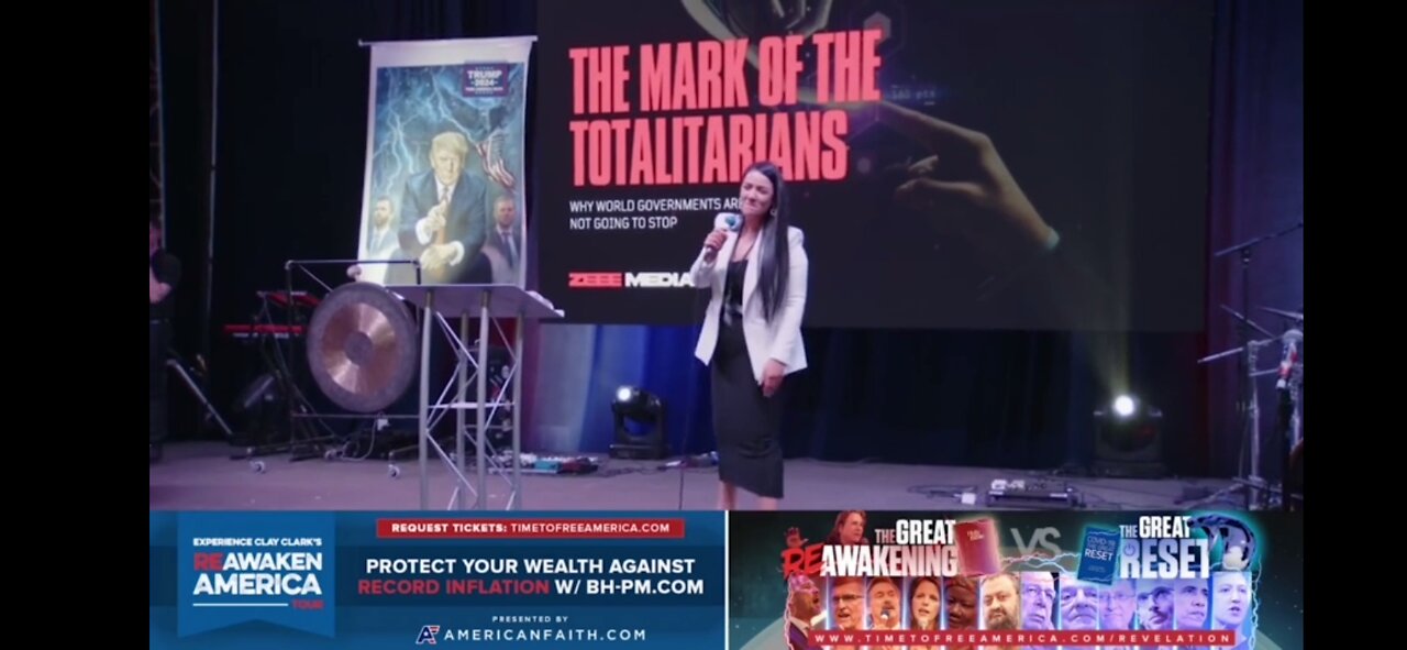 The Mark of the Totalitarians - Maria Zeee at the Reawaken America Tour, Las Vegas 2023