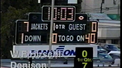 Wichita Falls Hirschi Huskies at Denison Yellow Jackets, 9/8/2000