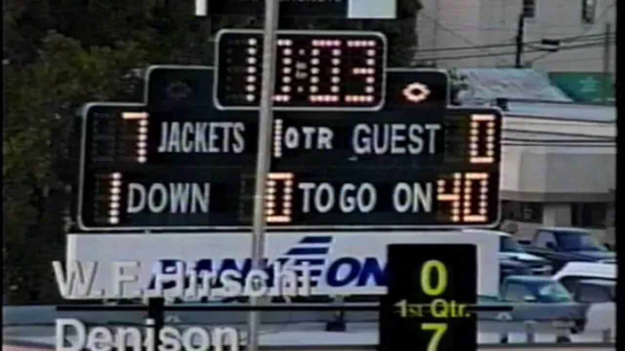 Wichita Falls Hirschi Huskies at Denison Yellow Jackets, 9/8/2000
