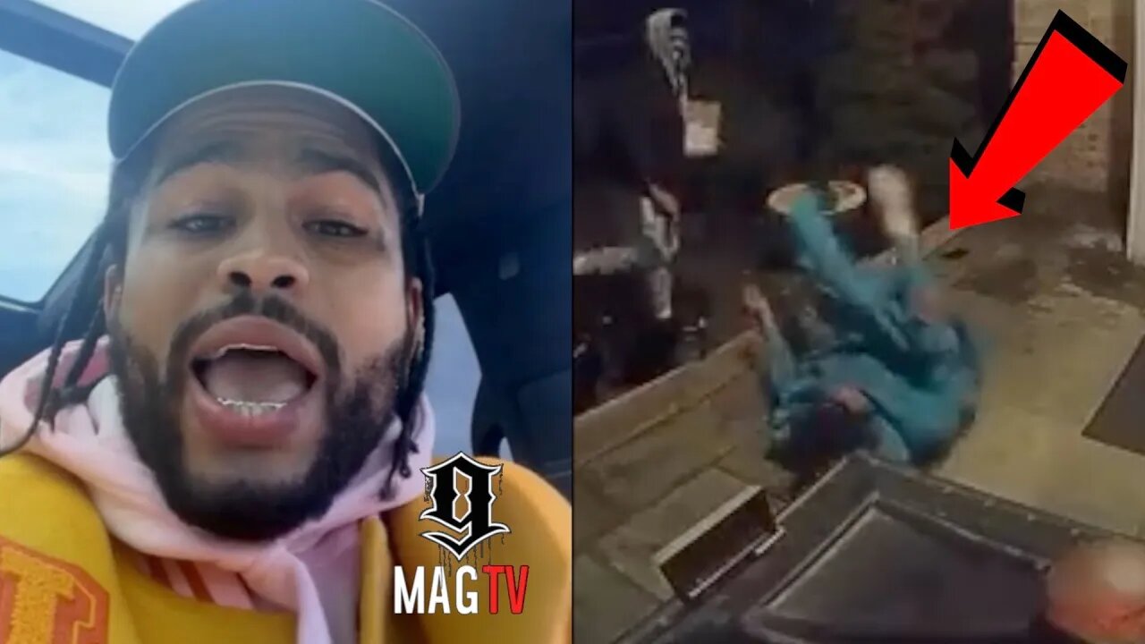 "Tha Scooter Ain't Fa Me" Dave East Recalls His Fall That Was Capture By Doorbell Camera! 😂