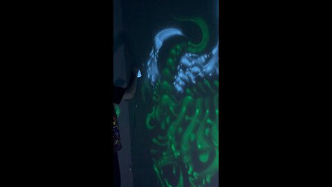 Creating in invisible UV paint in PA!