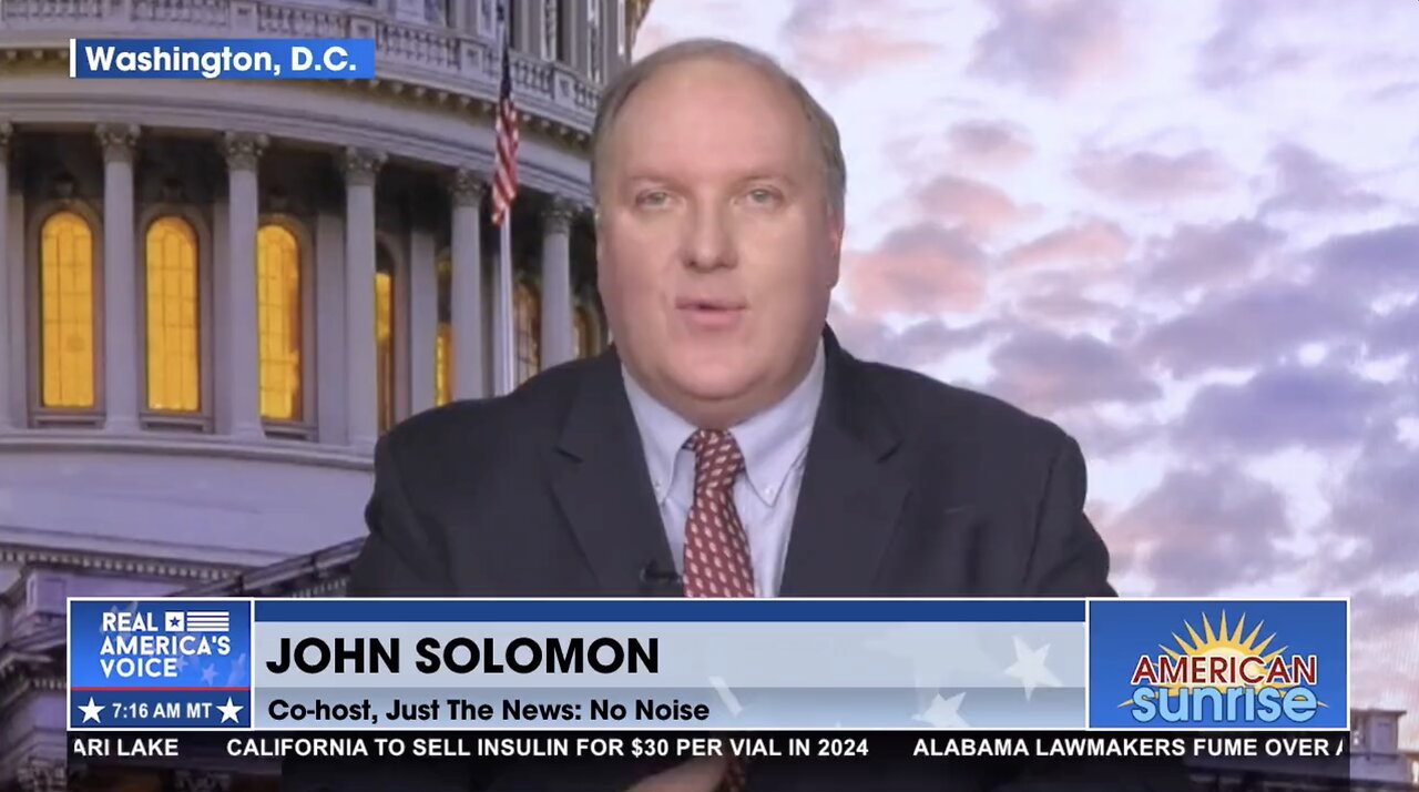 BREAKING: John Solomon Teases Litigation Against Justice Department