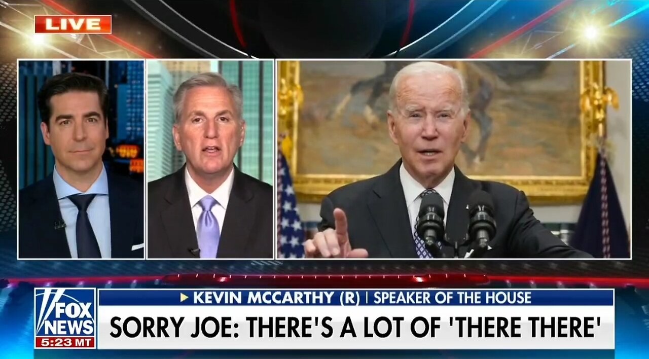 Somebody Knew Biden's Classified Docs Were There: Kevin McCarthy