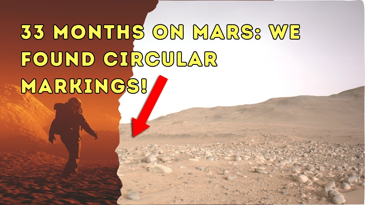 33 months on Mars: we found circular markings!