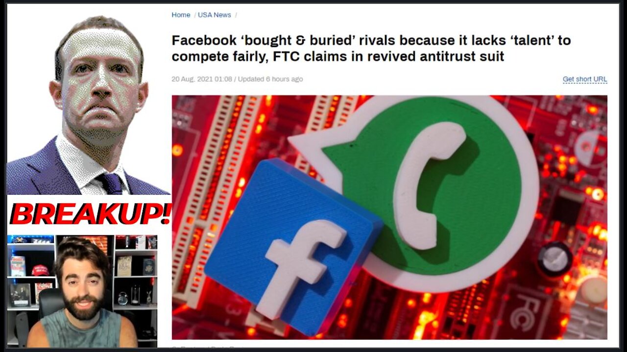 FTC Lawsuit Charges Facebook 'Monopoly' Must Break-Up! False Swipe?