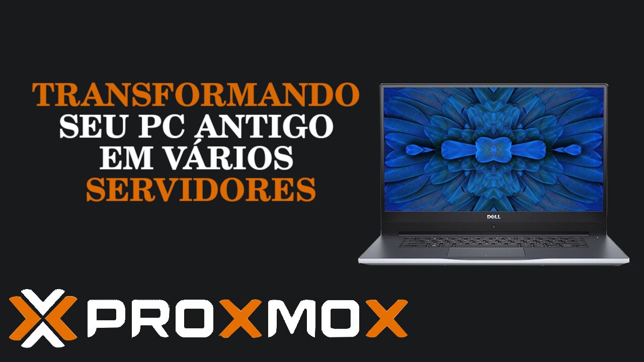 Transformei meu Notebook ANTIGO em um Servidor PROXMOX