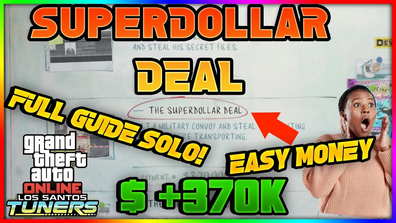 GTA 5 Easiest Auto Shop Contract (Superdollar Deal Full Guide 340k Payout 2x RP & $)