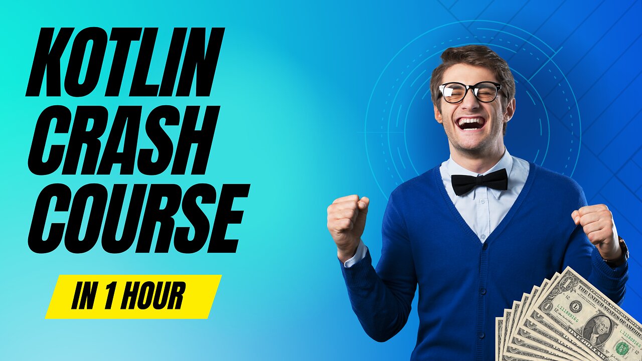 Kotlin language Crash Course [core basics] for beginners