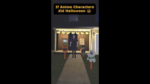 If Anime Characters Did Halloween