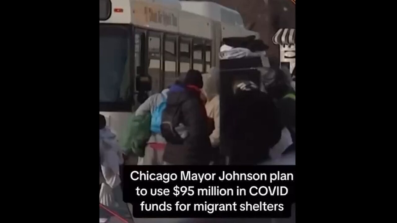 Chicago mayor Brandon Johnson to use $95M in COVID funds to house invaders