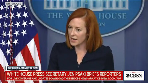 Psaki is refusing to say how many breakthrough COVID cases are at the WH for vaccinated staffers