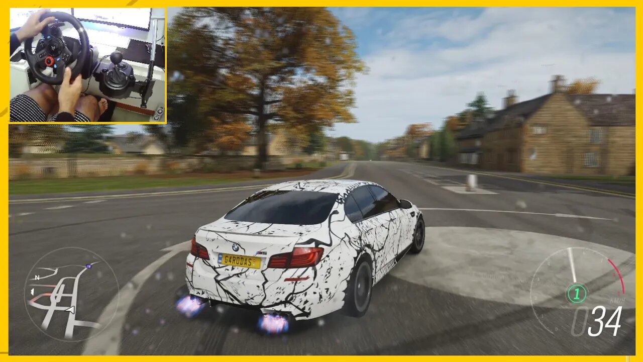 BMW M5 - Forza Horizon 4 Gameplay FH4 / Logitech G29