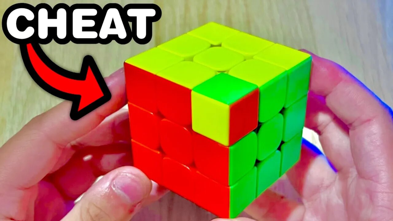 When You ‘Cheat’ at the Rubik’s Cube…