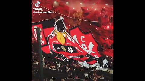 Flamengo fans in Brazil. In Rio de Janeiro. Maracanã Stadium.