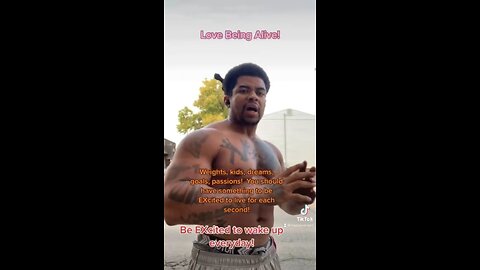 LOVE BEING ALIVE!! | the best motivational bodybuilding rapper