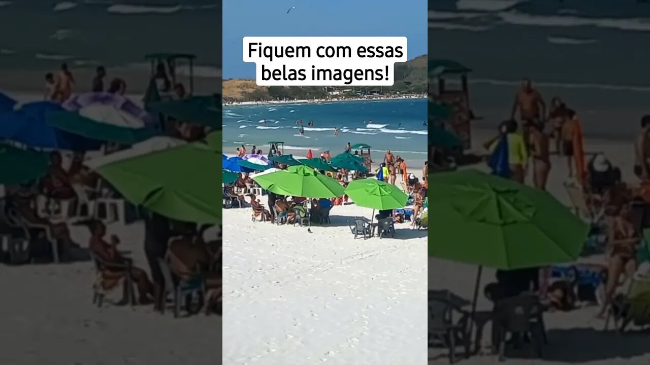 Praia do Forte, Cabo Frio, RJ. Belas imagens! #shorts