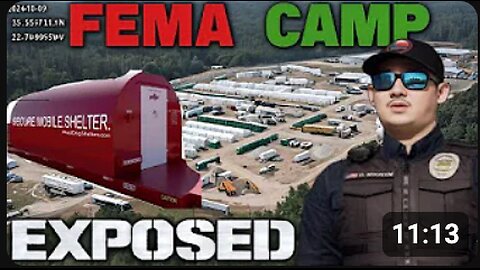 🚨Fema Camp In NC Strange Shelters EXPOSED!