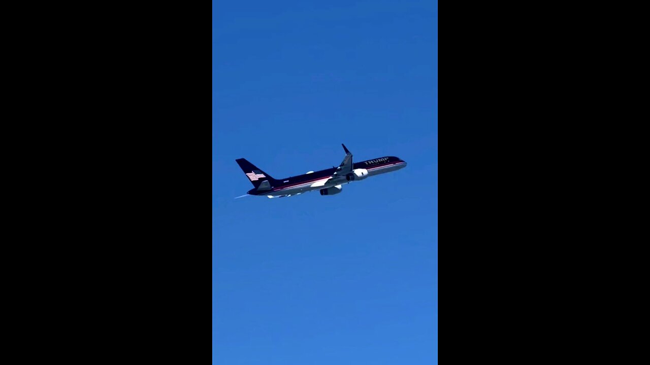 Trump Force One Hits the Skies Again